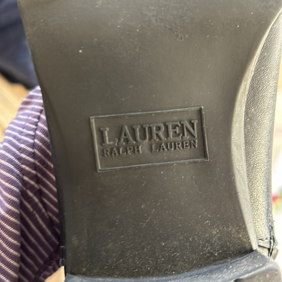 Lauren, Ralph Lauren black tall boots - Picture 3 of 5